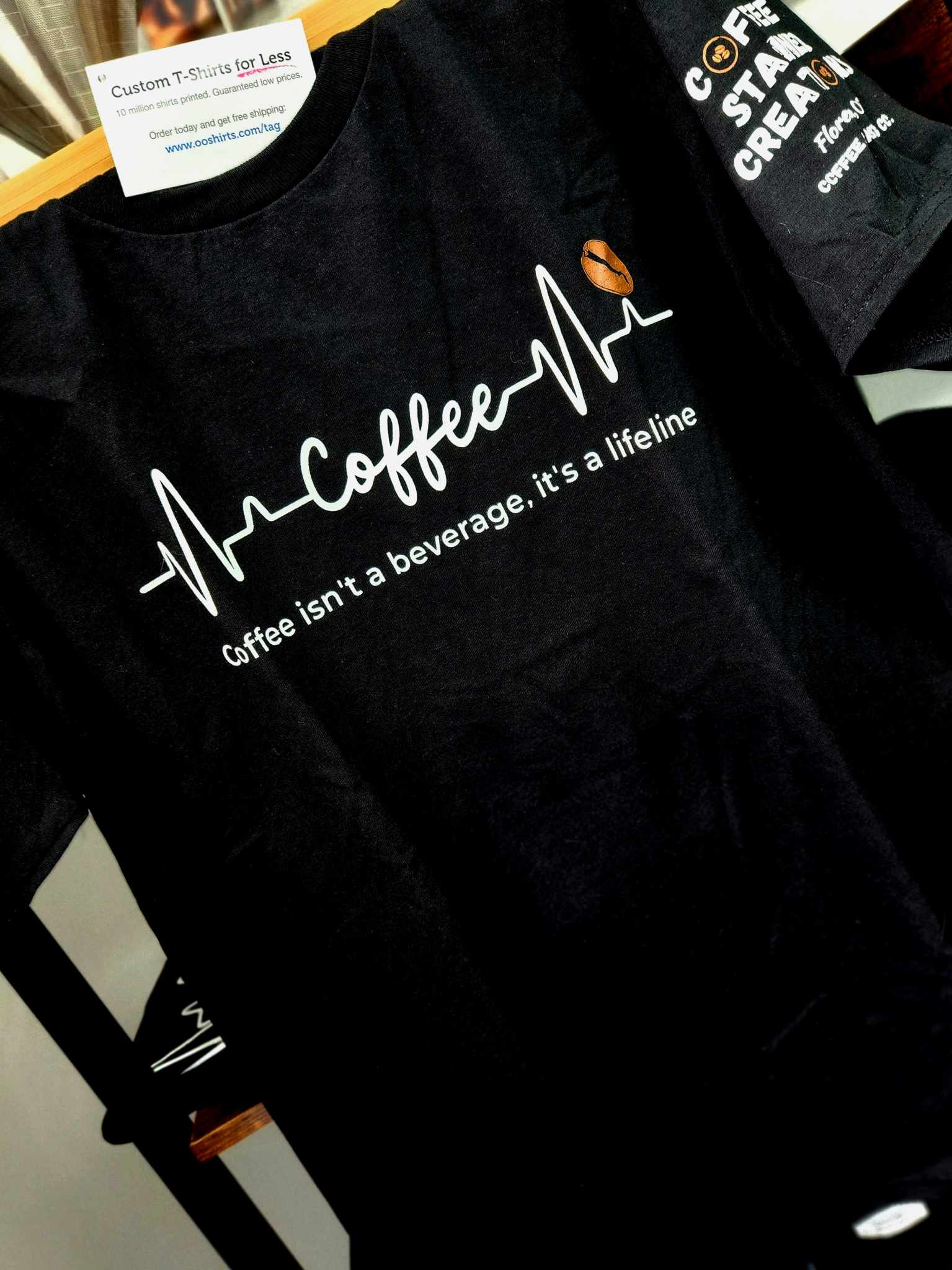 Coffee Enthusiast T-shirt, front side